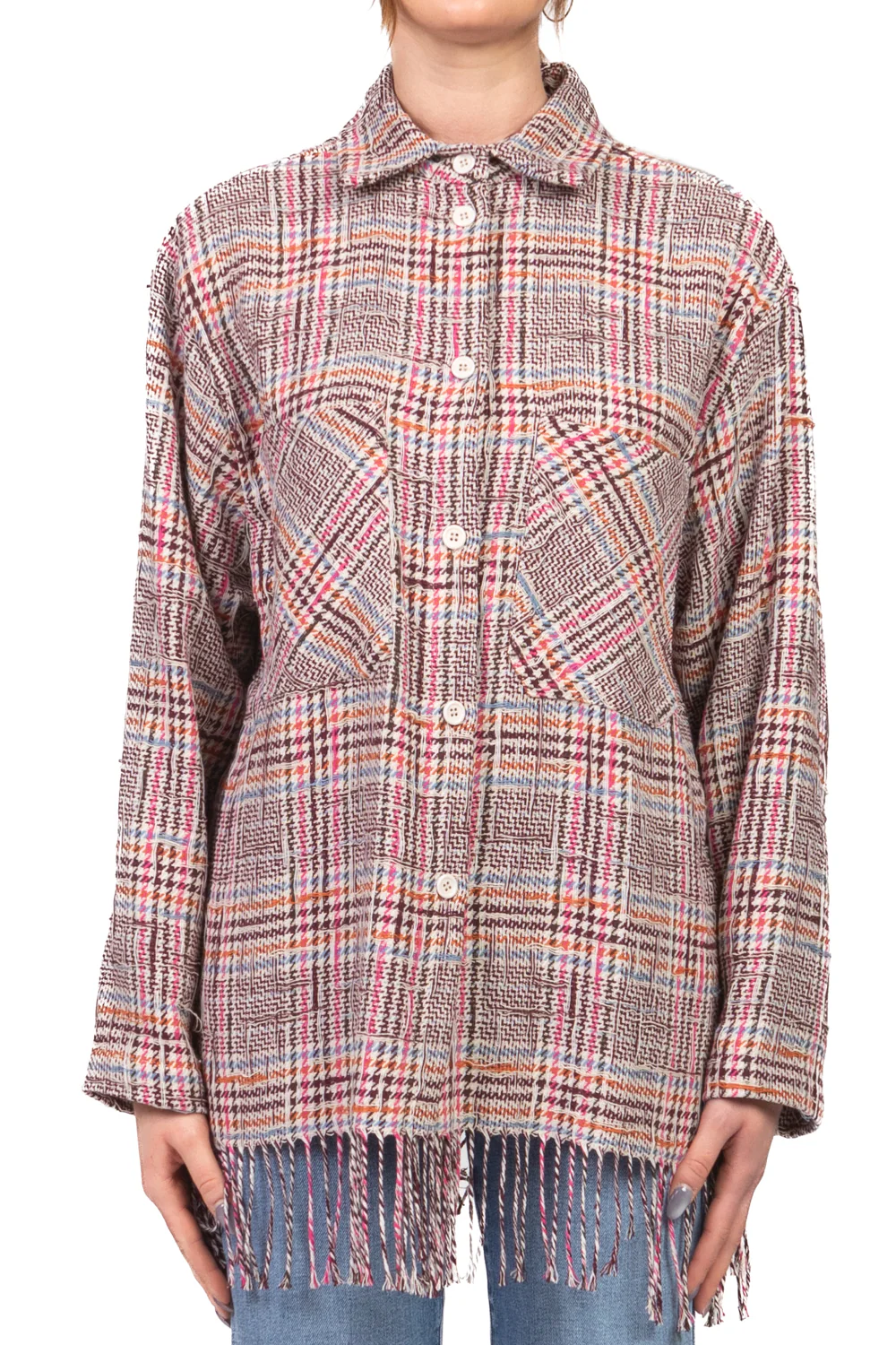 Dixie - Giacca camicia con frange Art. CFM11MG - Image 2