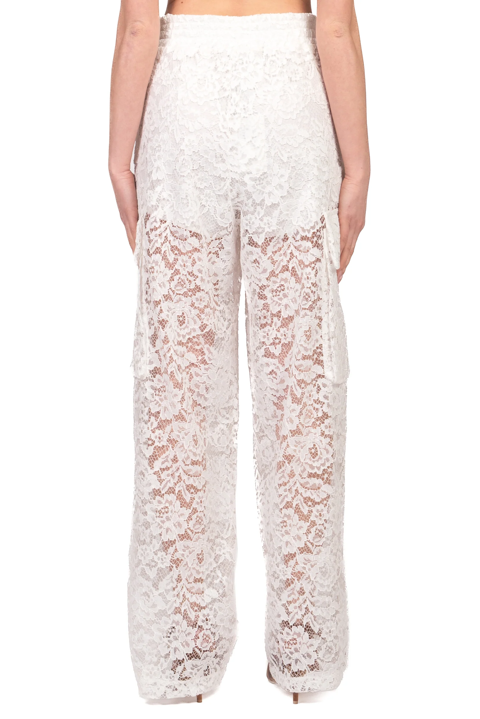 Dixie - Completo blusa e pantalone in pizzo Art. C067A132/P067A220 - Image 10
