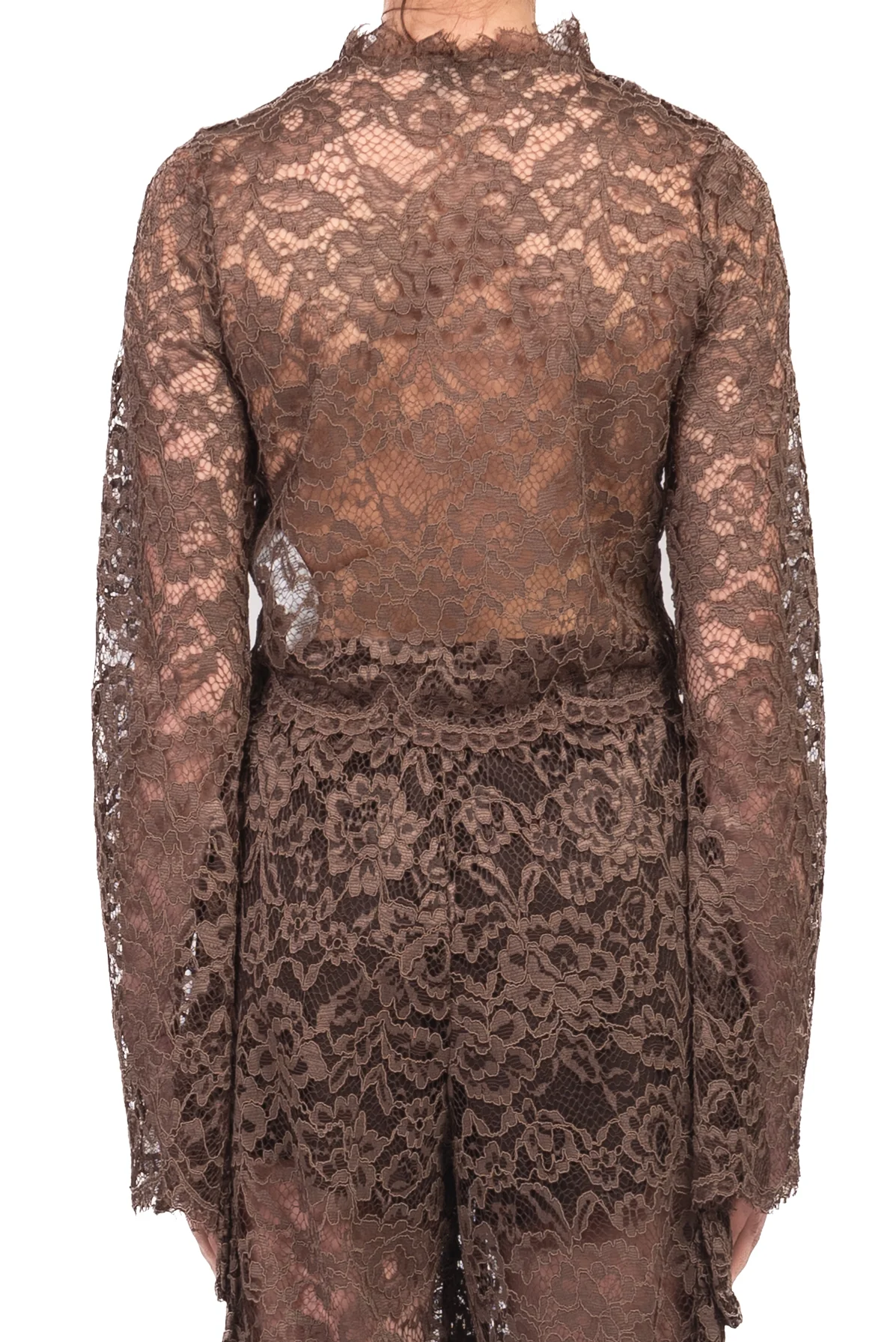 Dixie - Completo blusa e pantalone in pizzo Art. C067A132/P067A220 - Image 3