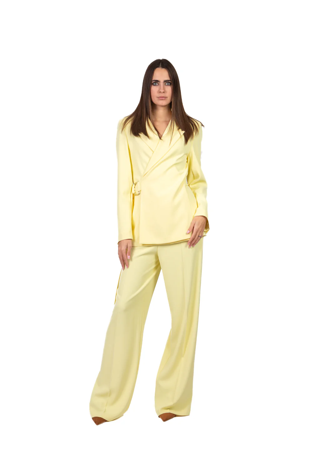 Dixie - Completo Giacca con fusciacca e pantalone palazzo Art. J845A031/ P845A130 - Image 6