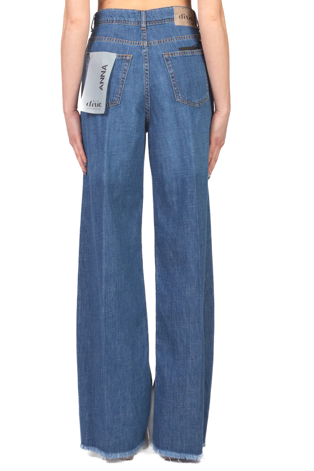 Dixie - Jeans ANNA dritto sfrangiato Art. P512A030A - Image 3