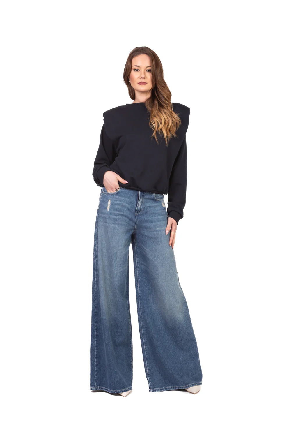 Dixie - Jeans LOLA palazzo Art. P925A068A