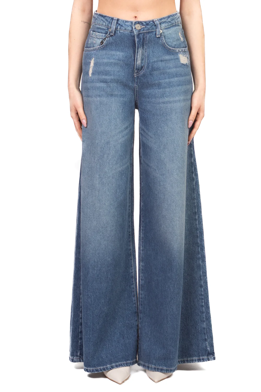 Dixie - Jeans LOLA palazzo Art. P925A068A - Image 2