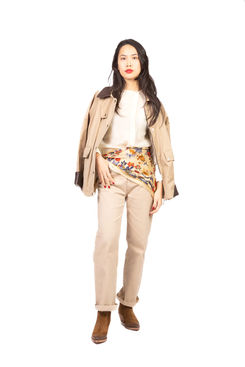 Dixie - Camicia goffrata chiusura asimmetrica Art. C041A114
