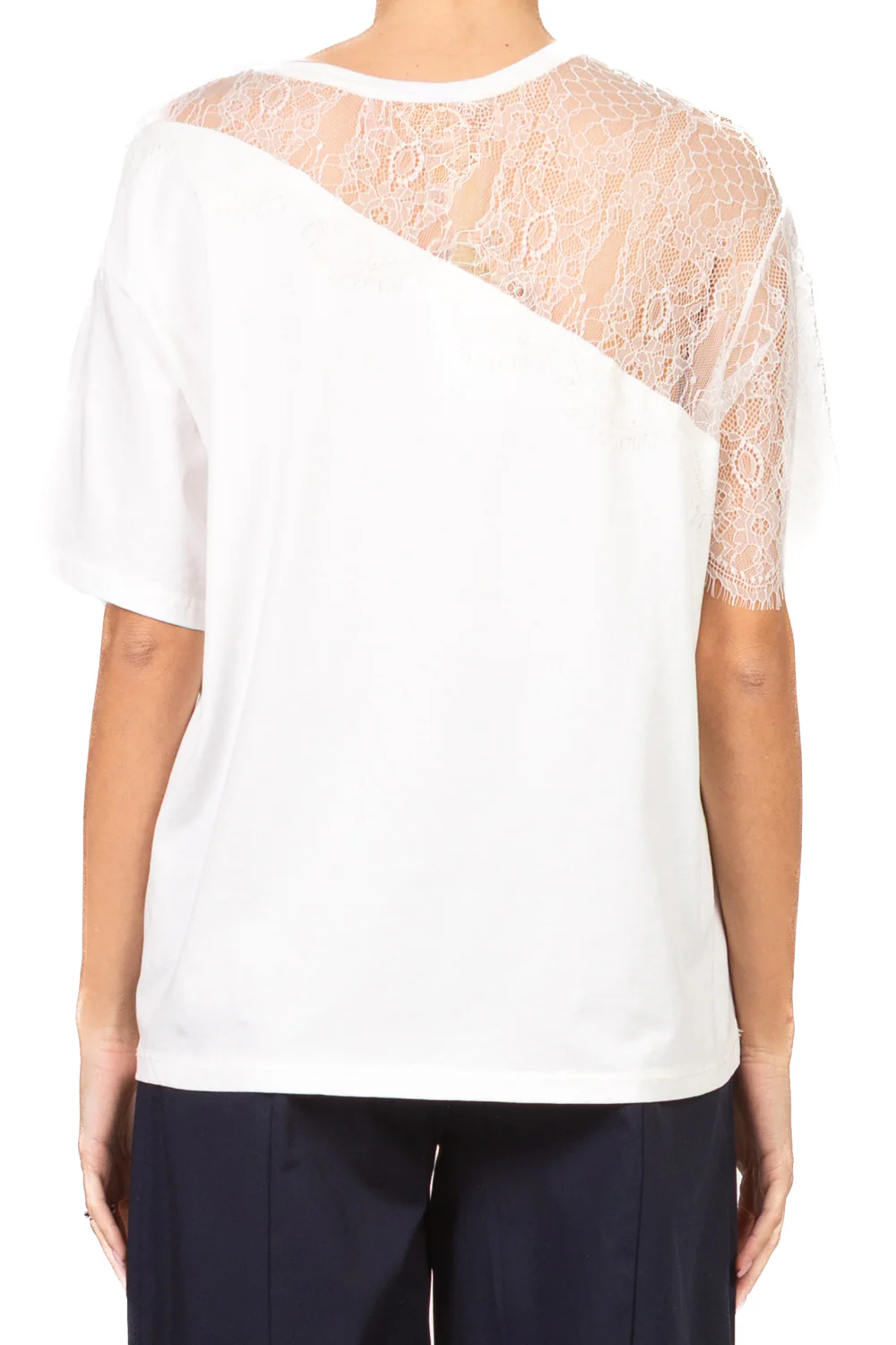 Dixie - T-shirt con pizzo Art. T067A105 - Image 3