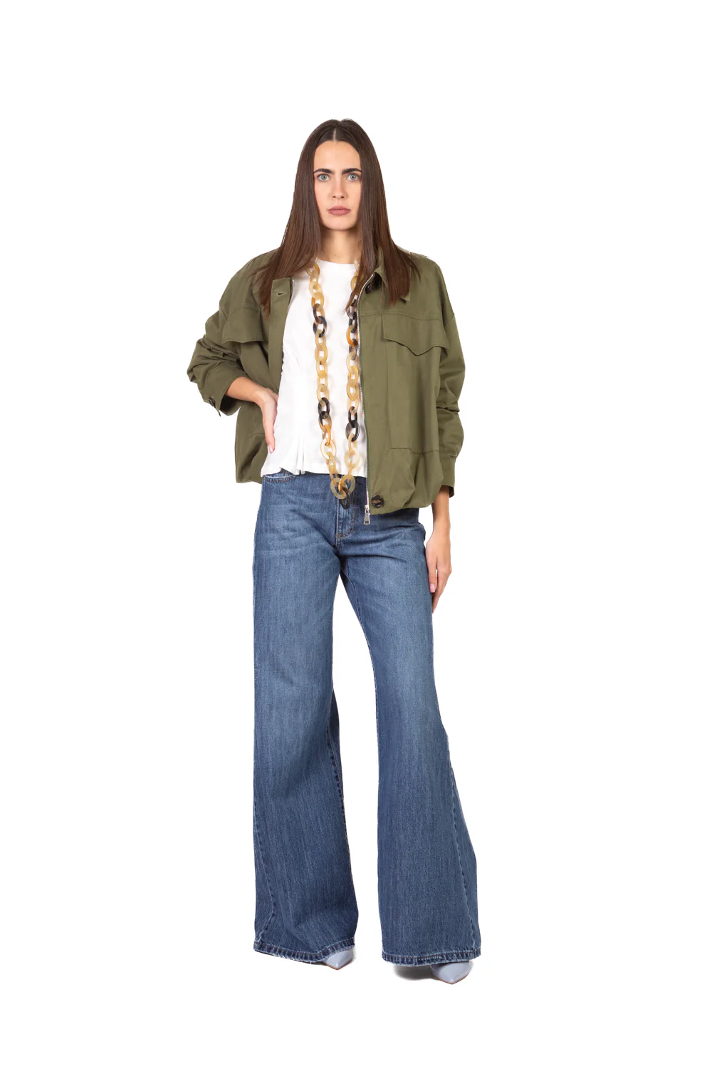 Dixie - T-shirt sfiancata con spalline Art. T262A081