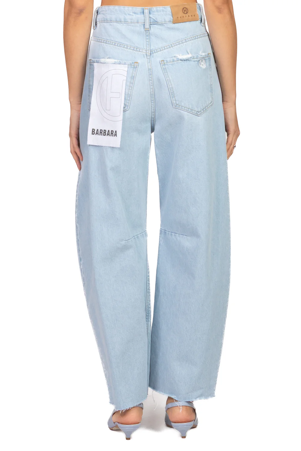 Have One - Jeans BARBARA barrel taglio vivo Art. PFA-Q080 - Image 3