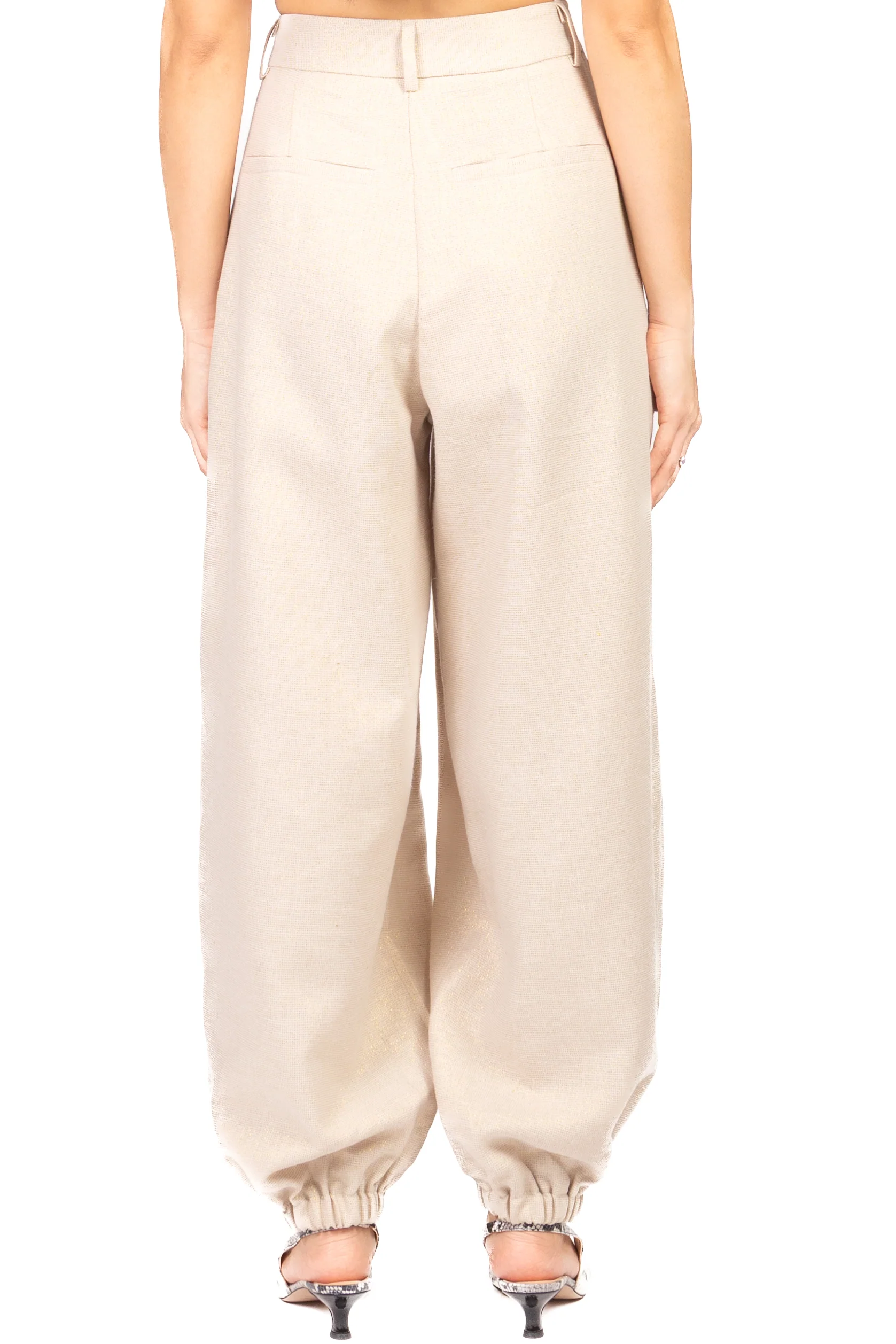 Imperial - Pantalone balloon filo lurex Art. P6H1LJI - Image 3