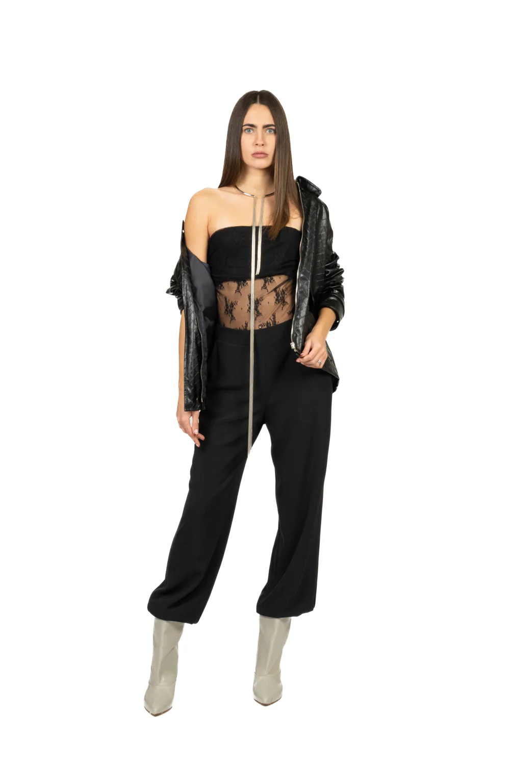 Imperial - Pantalone jogger in crepe Art. P9E5LHX