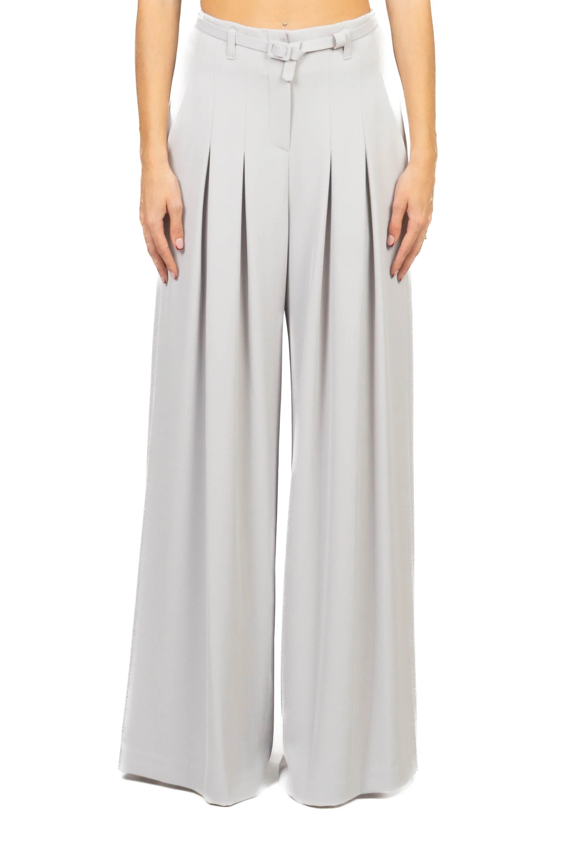 Imperial - Pantalone palazzo in crepe Art. P3ZQLHX - Image 11