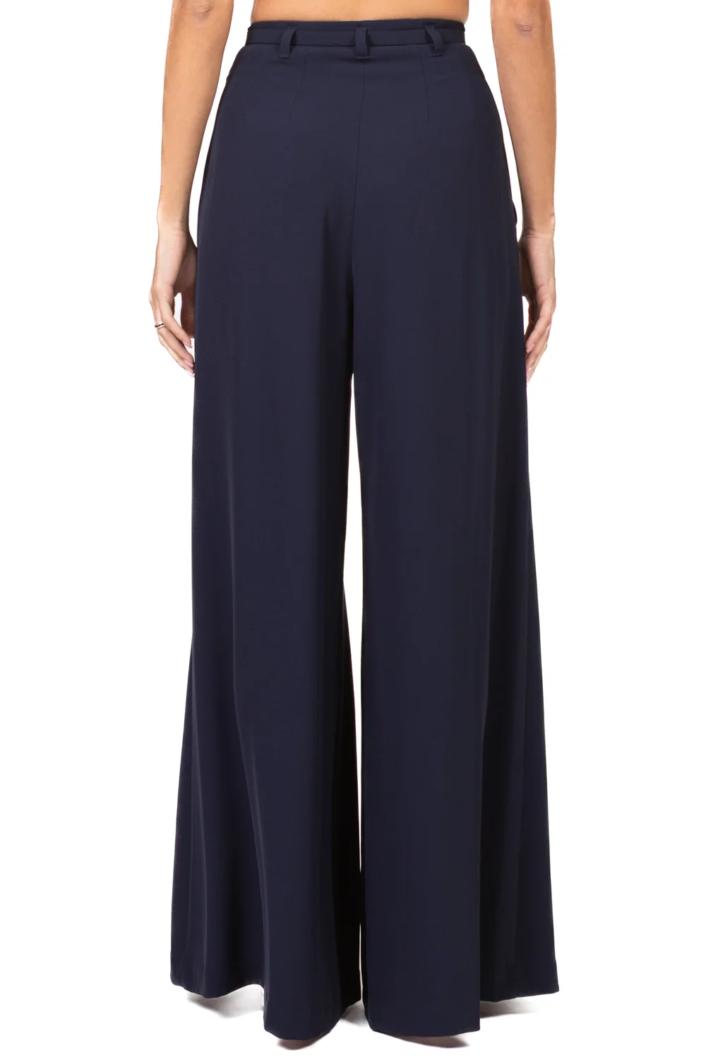 Imperial - Pantalone palazzo in crepe Art. P3ZQLHX - Image 15