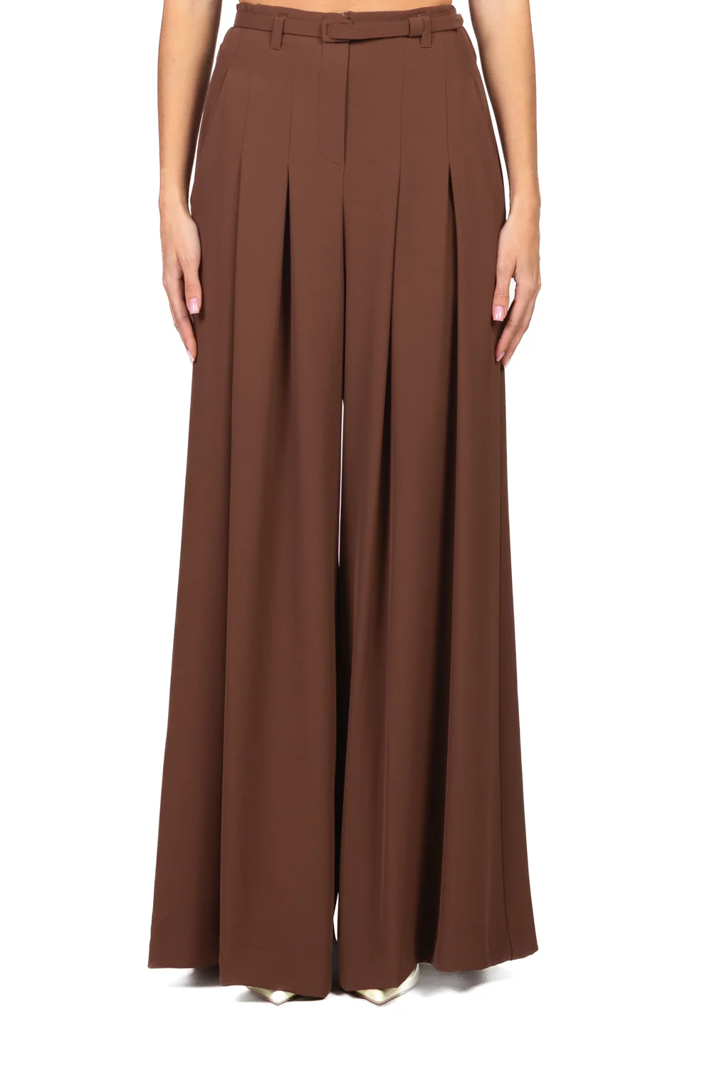 Imperial - Pantalone palazzo in crepe Art. P3ZQLHX - Image 8