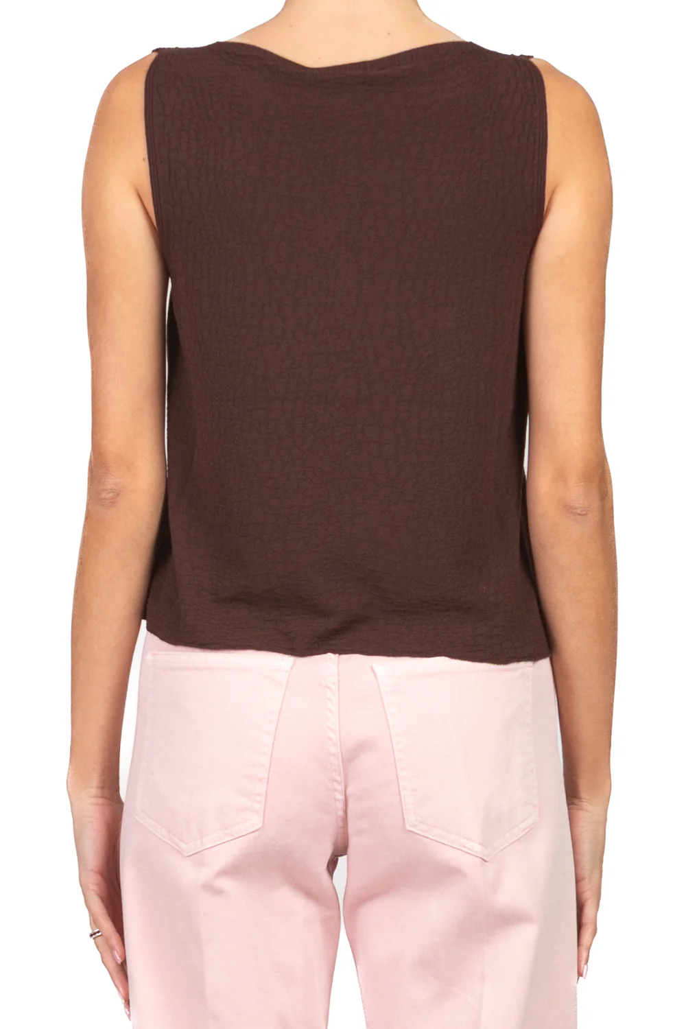 Kontatto - Gilet trama cocco Art. 3M1509C - Image 3