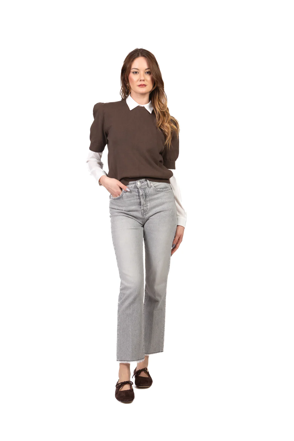 Motel - Maglia mezza manica sbuffo Art. 261PA5515 - Image 3
