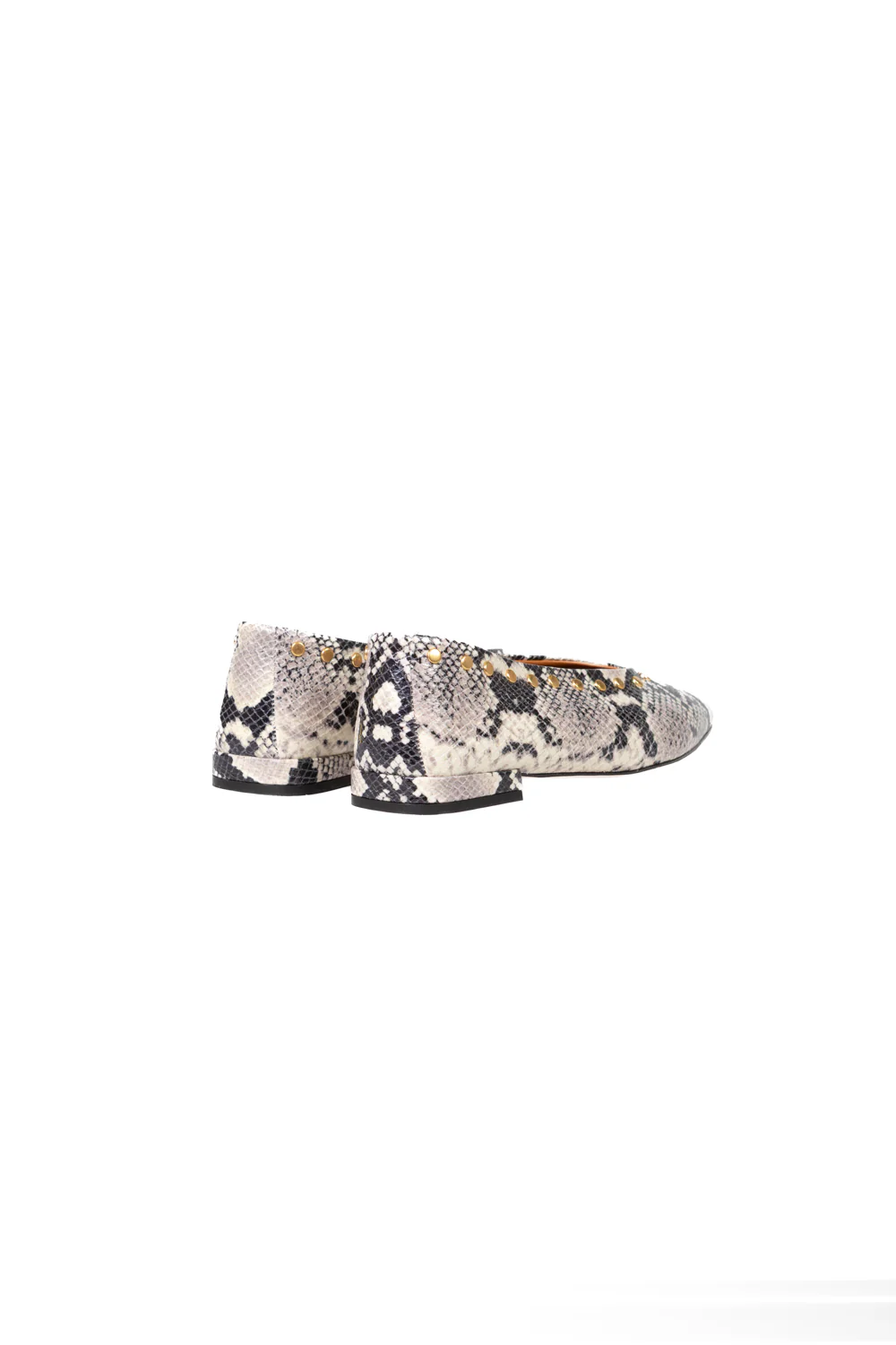 Ovyé - Ballerina pitonata con borchie Art. LF411A111AVA - Image 3