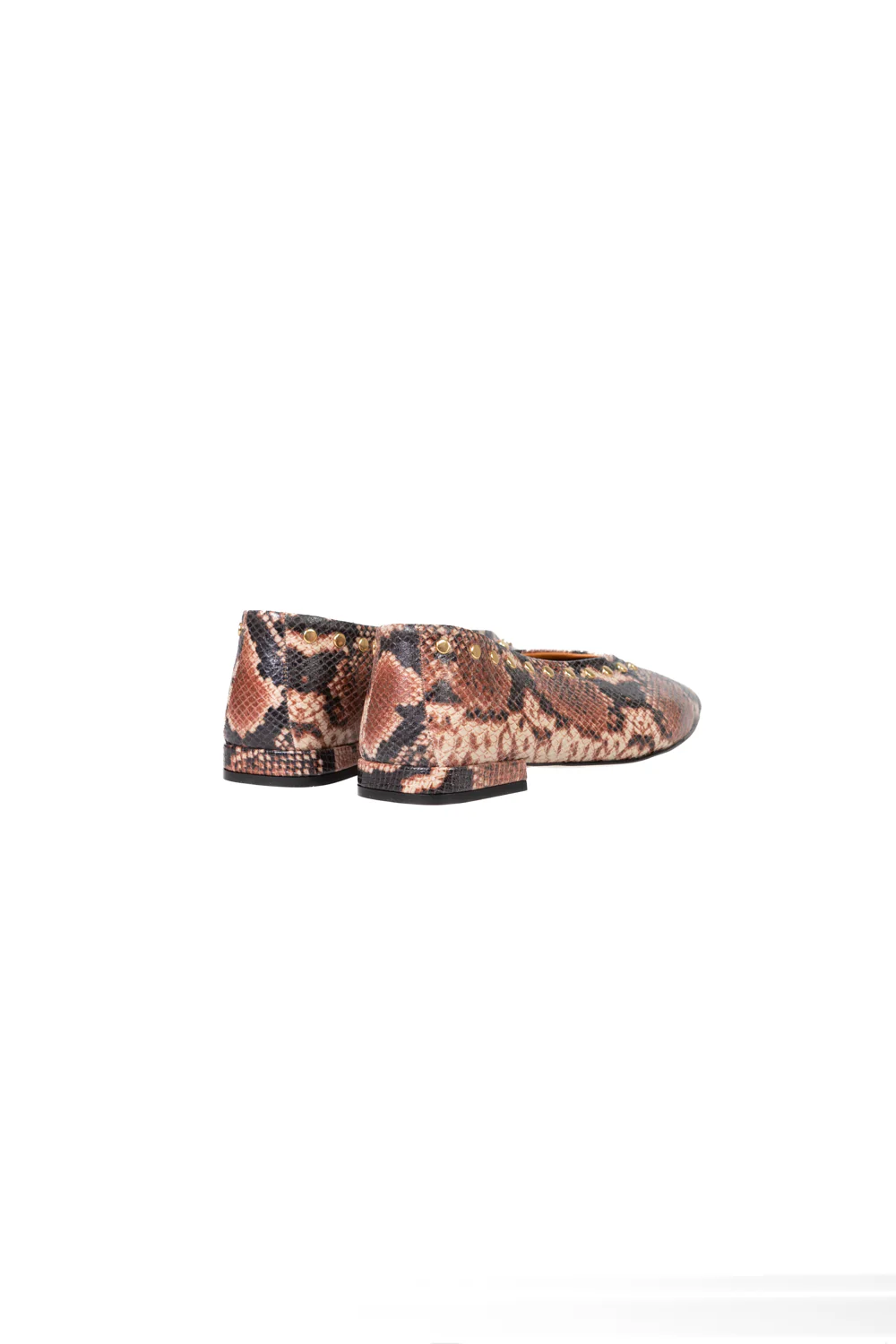 Ovyé - Ballerina pitonata con borchie Art. LF411A111AVA - Image 6