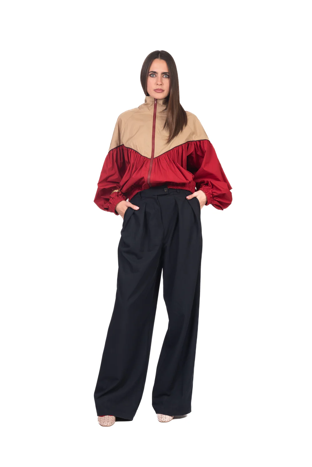 Tensione In - Bomber bicolore Art. 38967 - Image 7