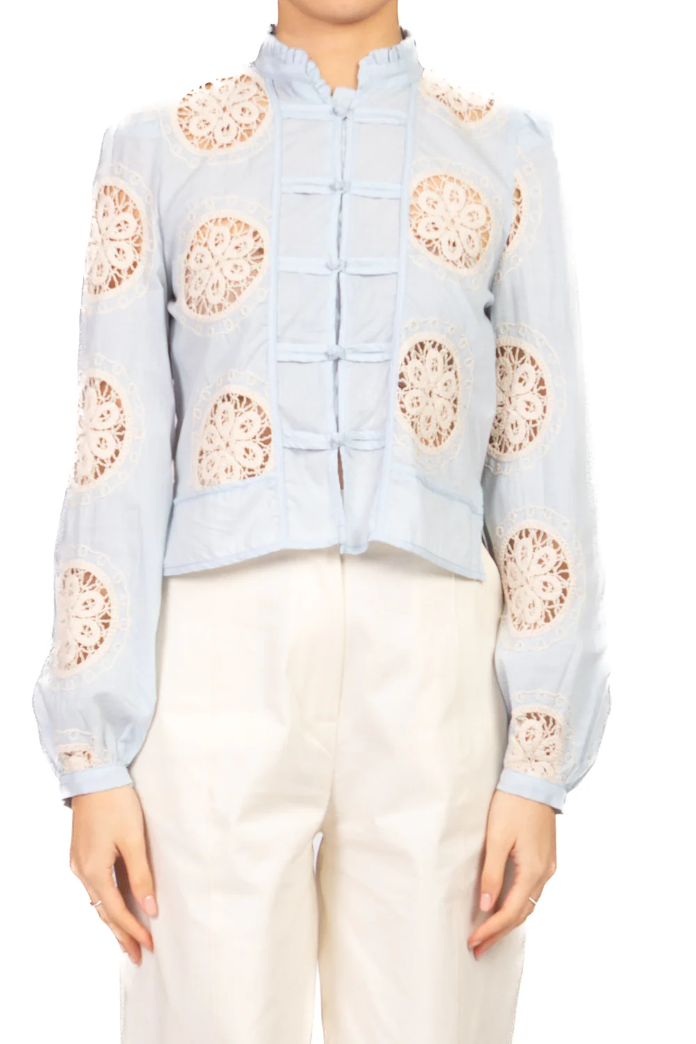 Tensione In - Camicia napoleone con ricamo Art. S26C647 - Image 2