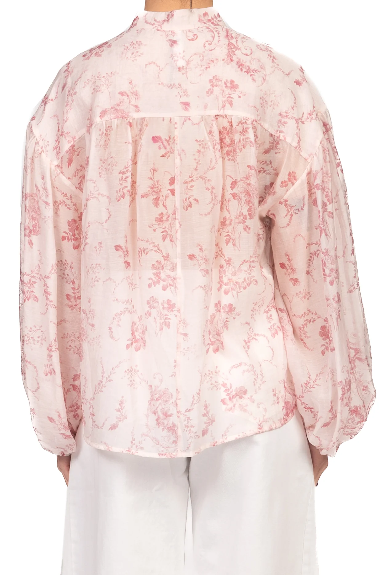 Tensione In - Blusa fantasia floreale con nappine Art. 38974 - Image 3