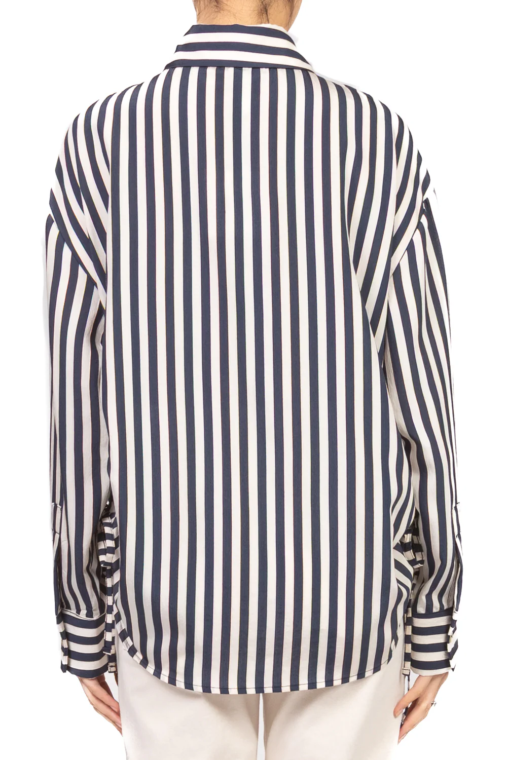 Tensione in - Camicia rigata arricciata Art. 38627 - Image 3