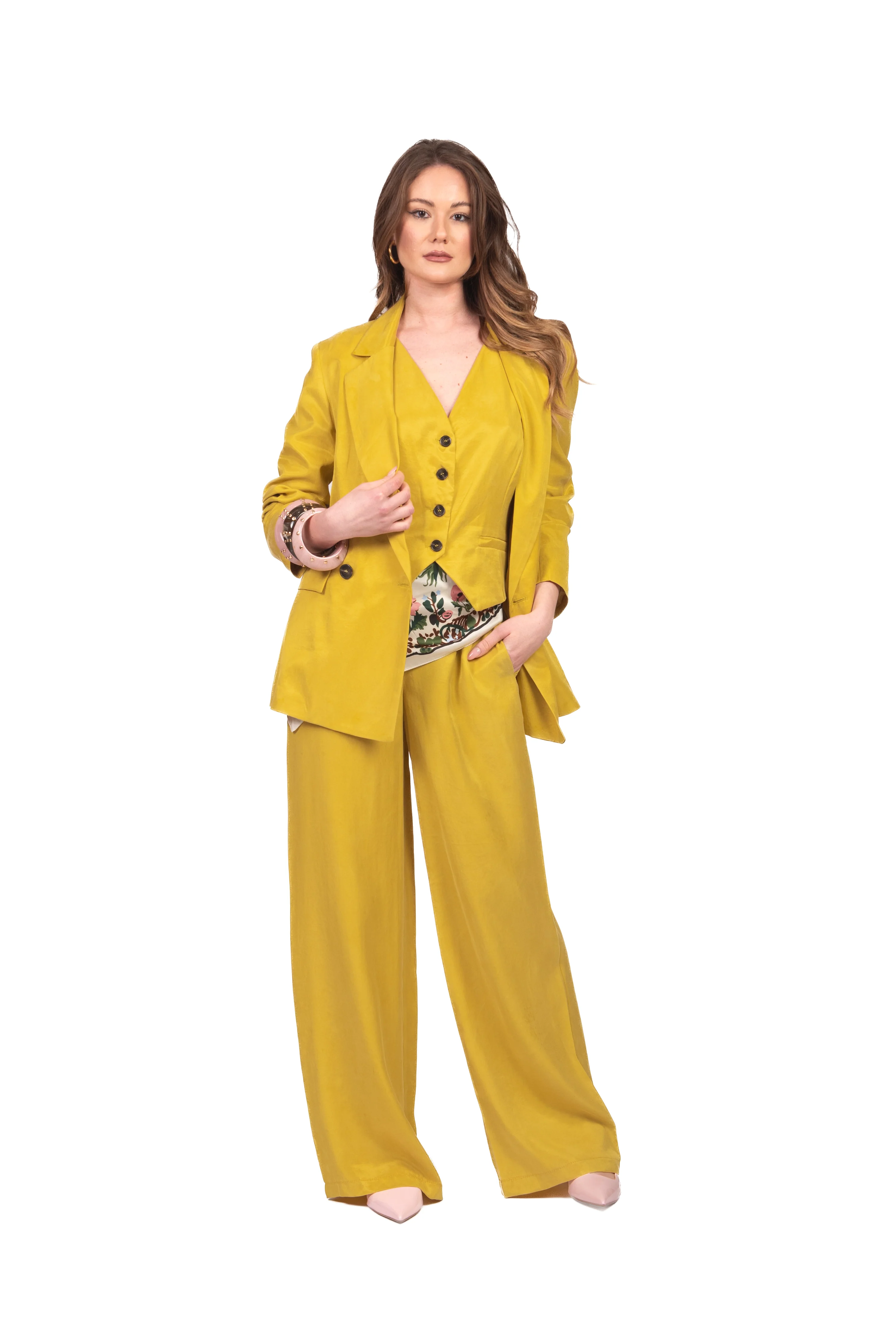 Tensione In - Gilet in seta lavata Art. 26D4426 - Image 7