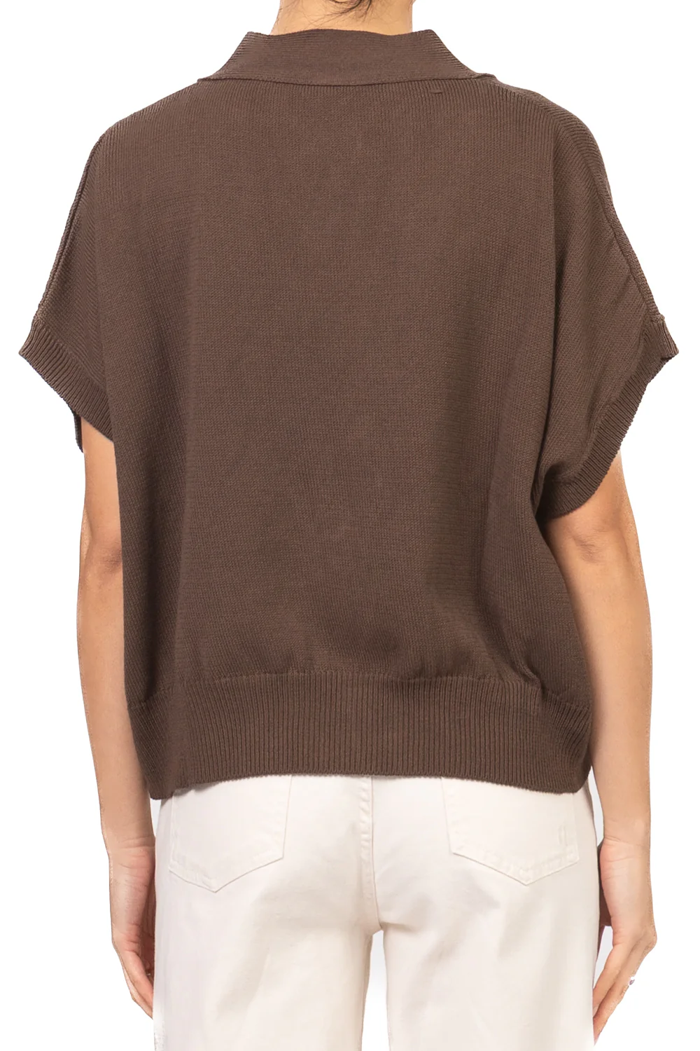 Tensione in - Gilet over chiusura asimmetrica Art. PA5484 - Image 6