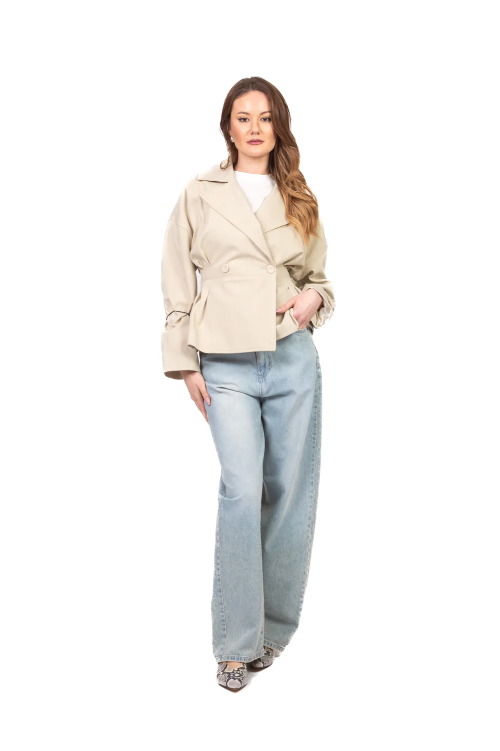 Tensione in - Jeans barrel Art. KIRA-LIGHT