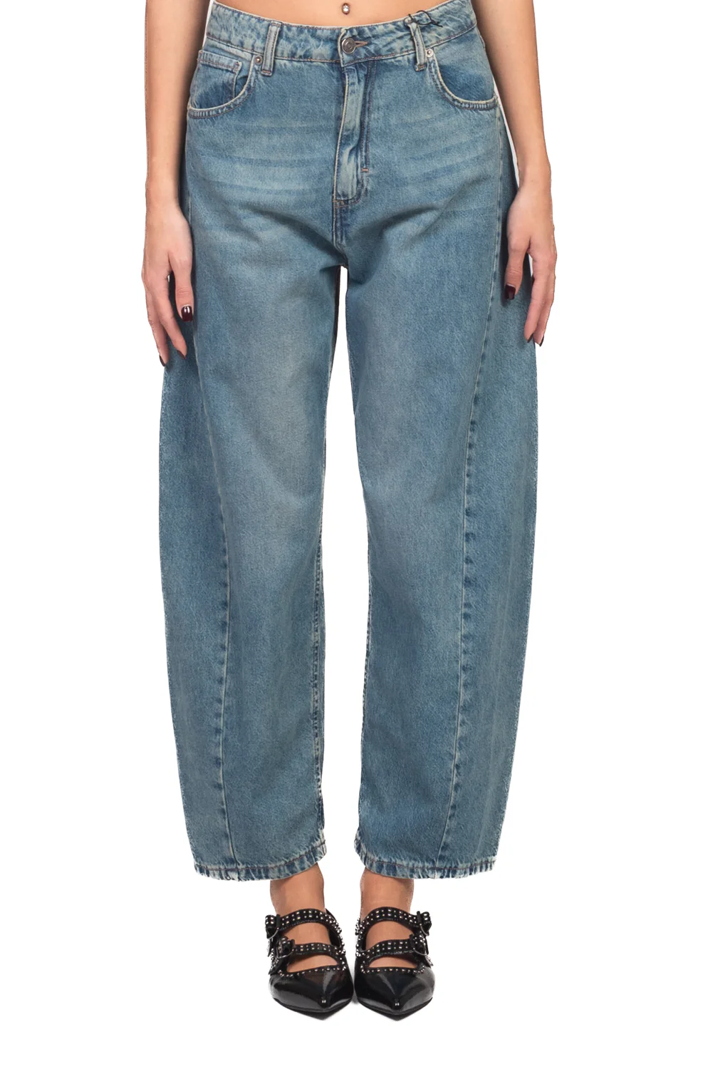 Tensione In - Jeans barrel Art. ZUMI-BLU - Image 2