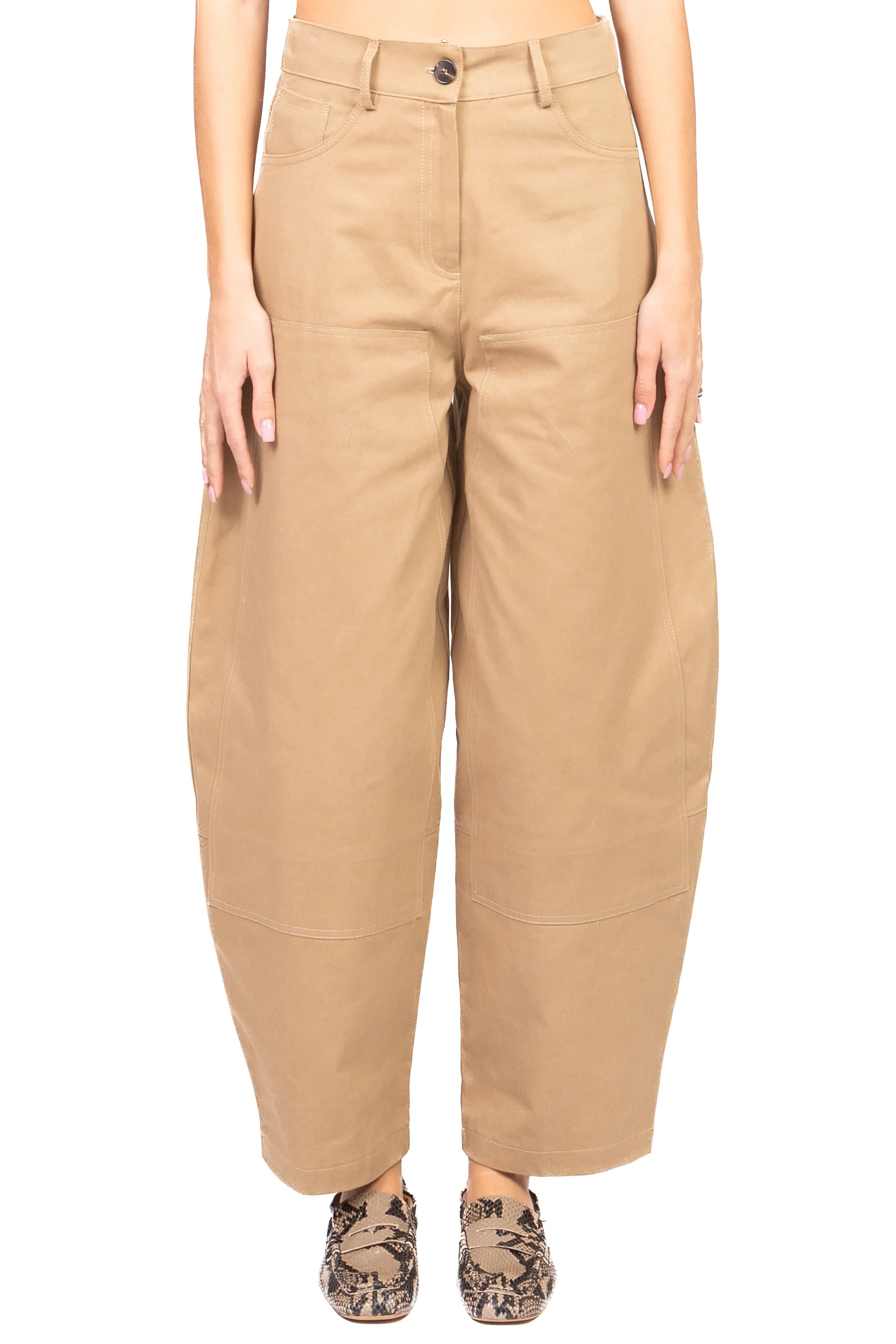 Tensione In - Pantalone balloon tasche ecopelle Art. 26P4163 - Image 5