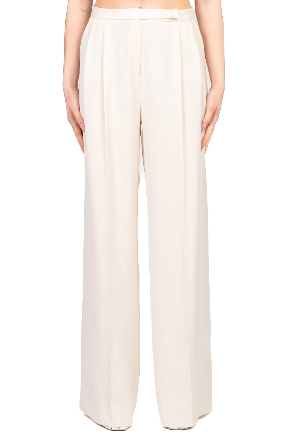 Tensione In - Pantalone palazzo con pinces fluido Art. PE26196 - Image 2