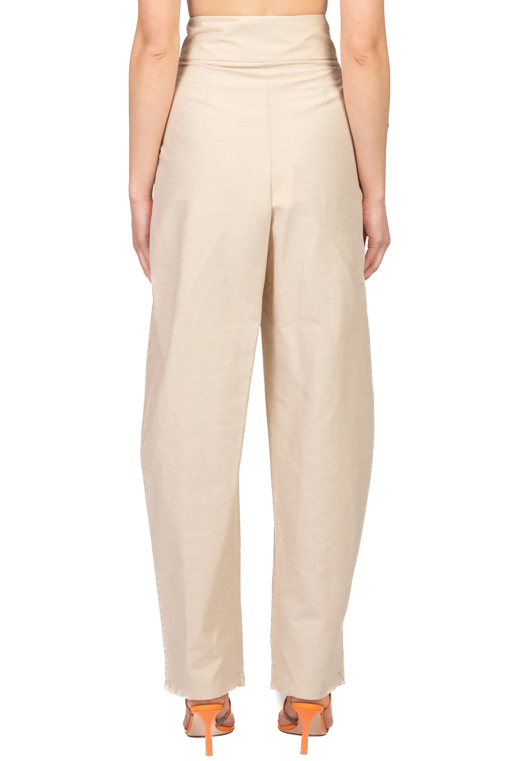 Tensione In - Pantalone barrel con pinces Art. S26P649 - Image 3