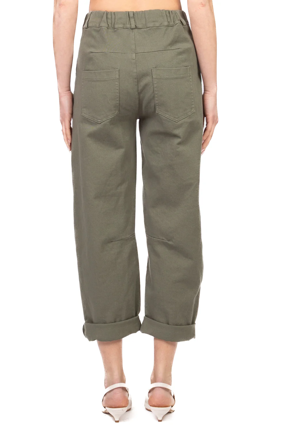 Tensione in - Pantalone barrel con elastico posteriore Art. PA5137-PE26 - Image 10