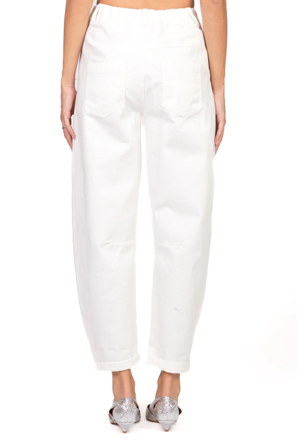 Tensione in - Pantalone barrel con elastico posteriore Art. PA5137-PE26 - Image 13