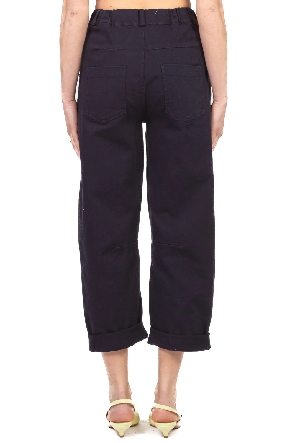 Tensione in - Pantalone barrel con elastico posteriore Art. PA5137-PE26 - Image 3