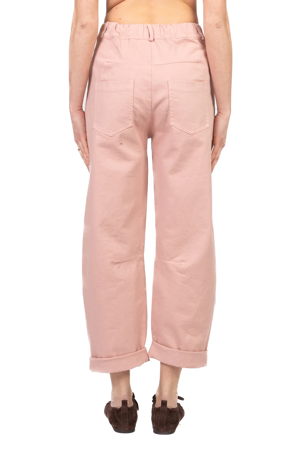 Tensione in - Pantalone barrel con elastico posteriore Art. PA5137-PE26 - Image 6