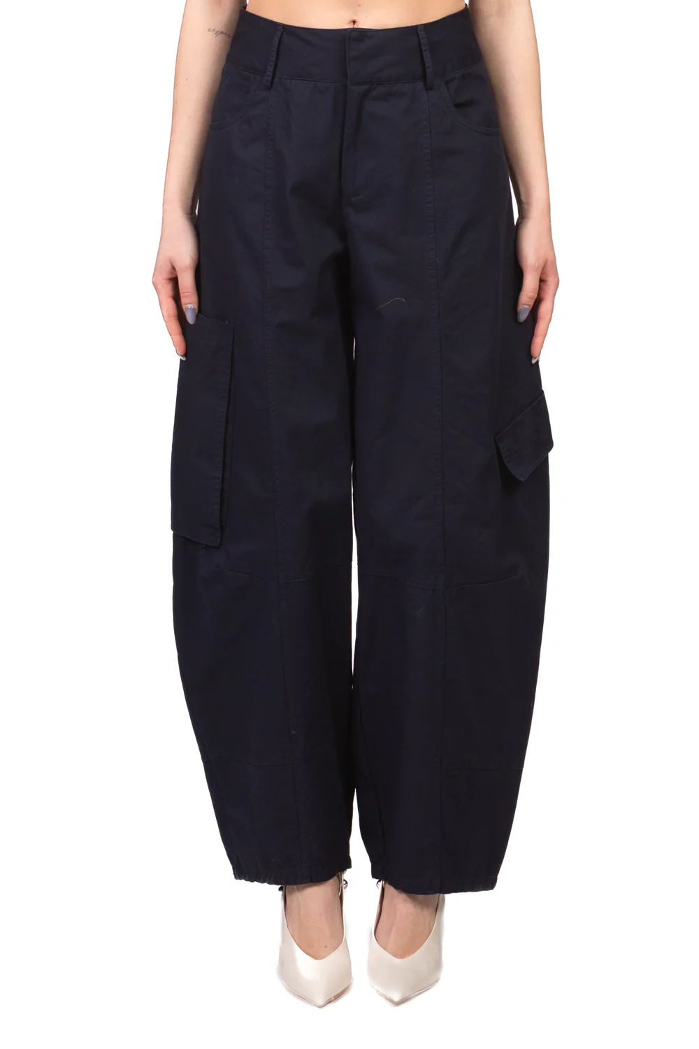 Tensione In - Pantalone barrel con tasconi Art. HM580 - Image 2