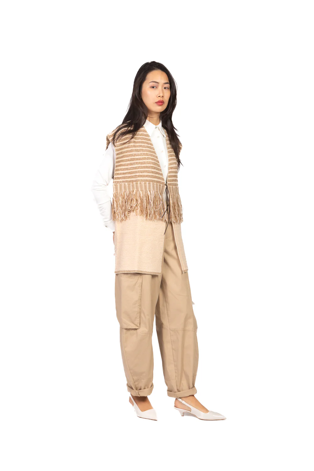 Tensione In - Pantalone barrel con tasconi Art. HM580 - Image 7