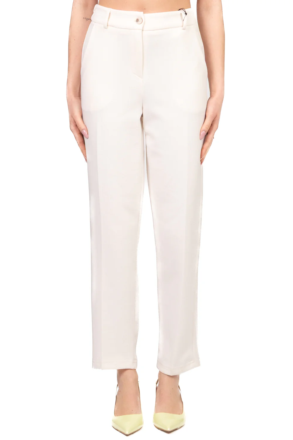 Tensione In - Pantalone sigaretta punto milano Art. 26P4005 - Image 11