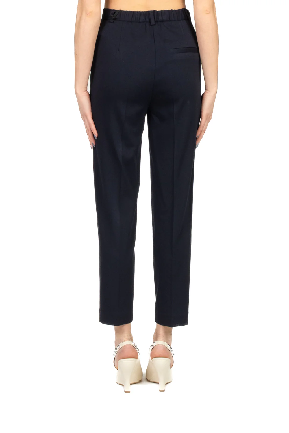 Tensione In - Pantalone sigaretta punto milano Art. 26P4005 - Image 3