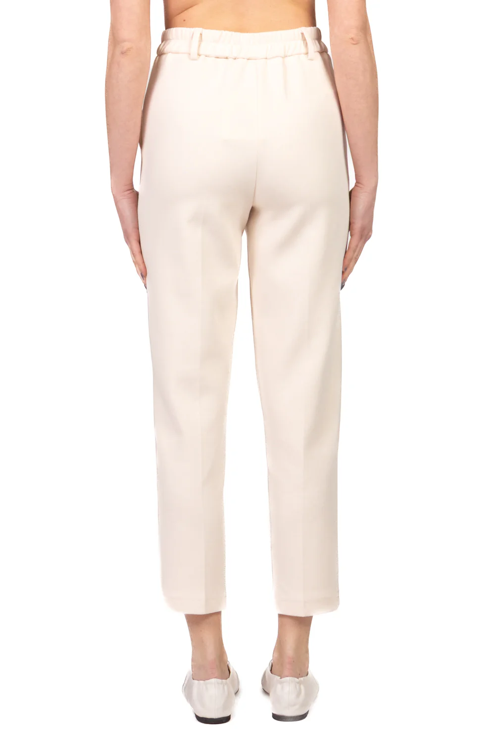 Tensione In - Pantalone sigaretta punto milano Art. 26P4005 - Image 6