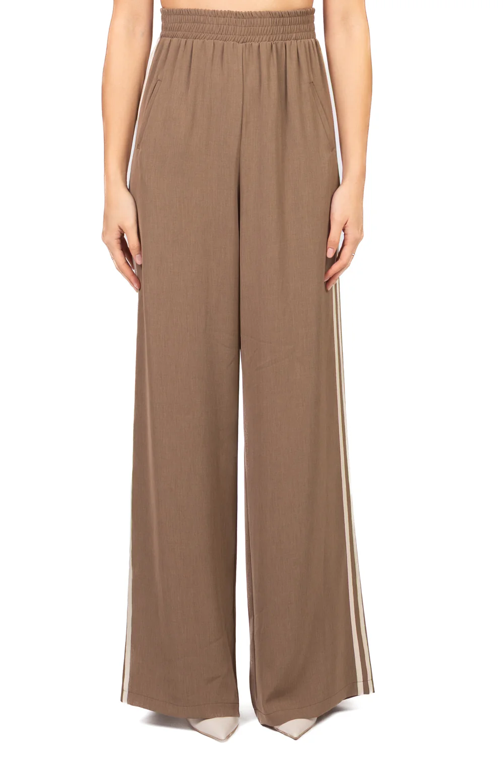 Tensione in - Pantalone palazzo bande laterali Art. 26P4049 - Image 5