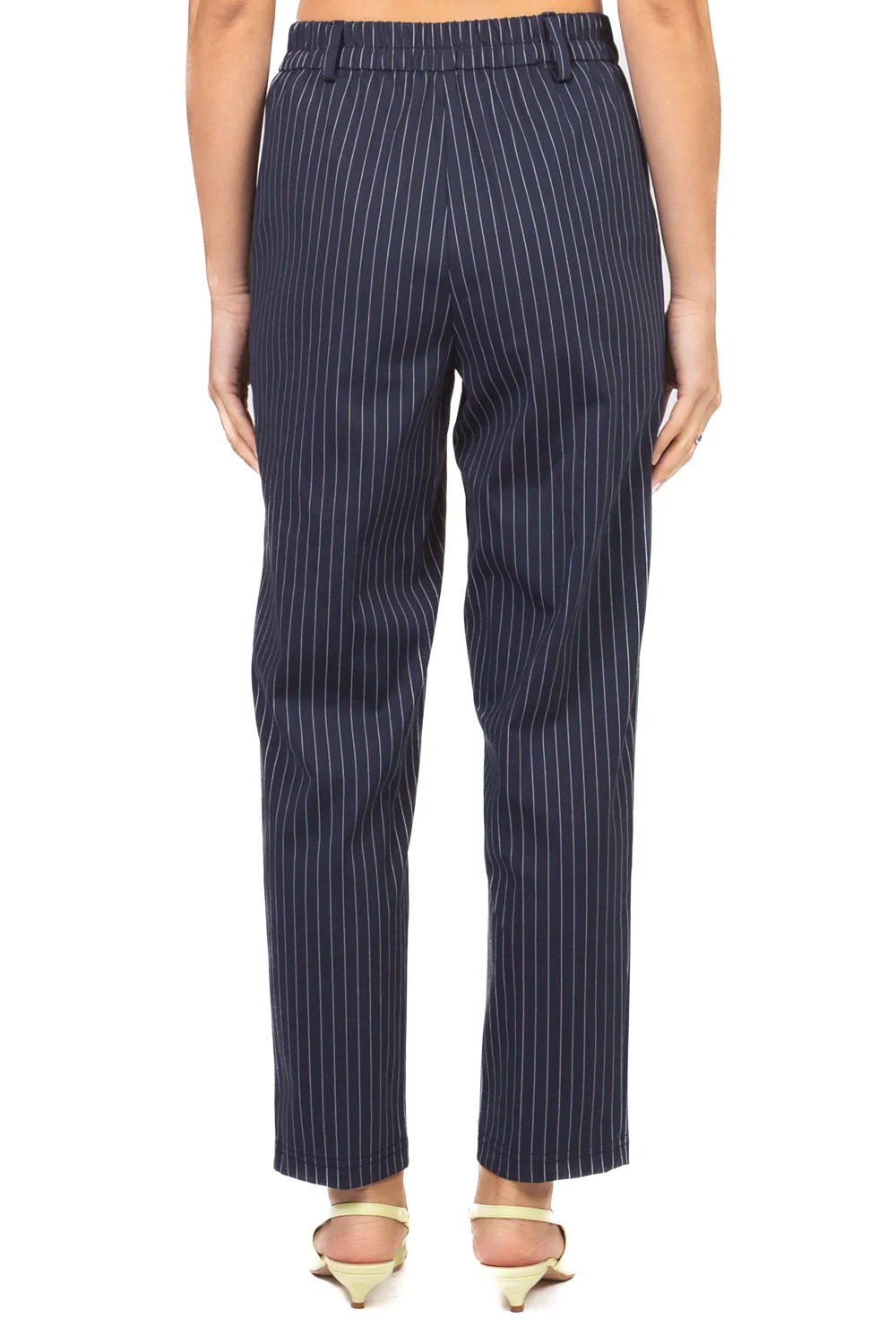 Tensione in - Pantalone sigaretta gessato Art. 26P4074 - Image 3