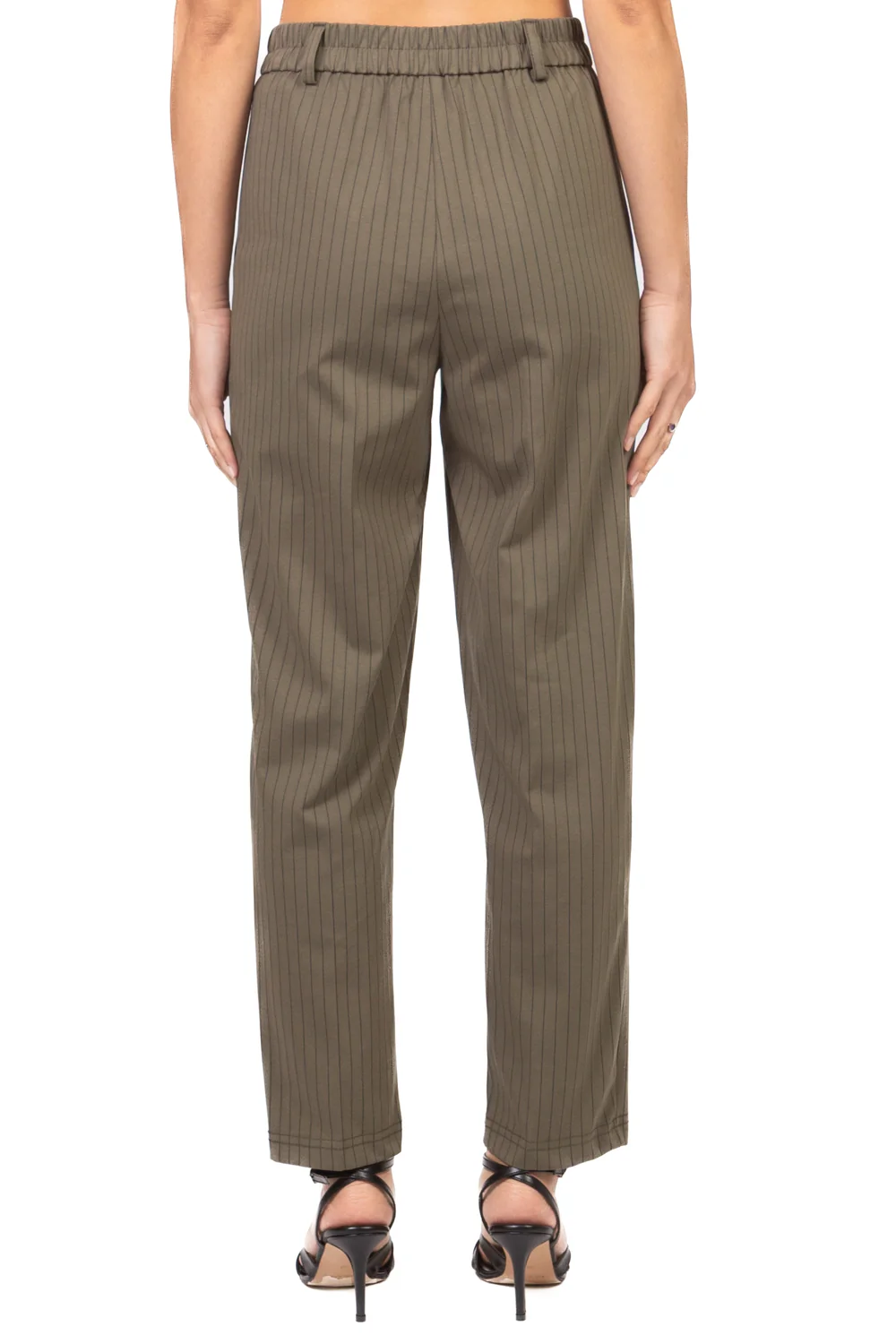 Tensione in - Pantalone sigaretta gessato Art. 26P4074 - Image 6