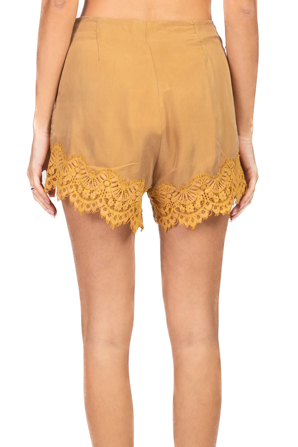 Tensione In - Shorts cupro intasi pizzo Art. 38866 - Image 6