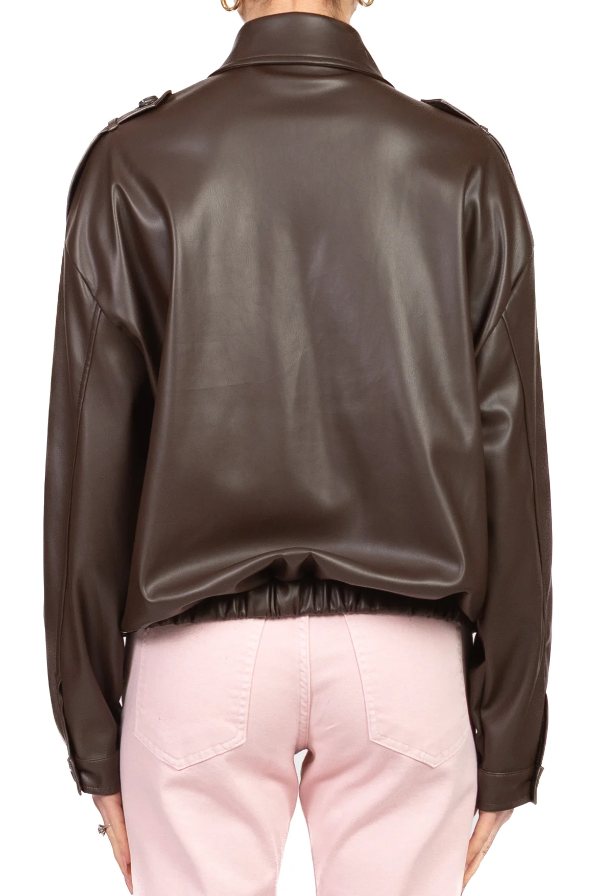 Vicolo - Giacca bomber in ecopelle Art. TAB1471 - Image 3