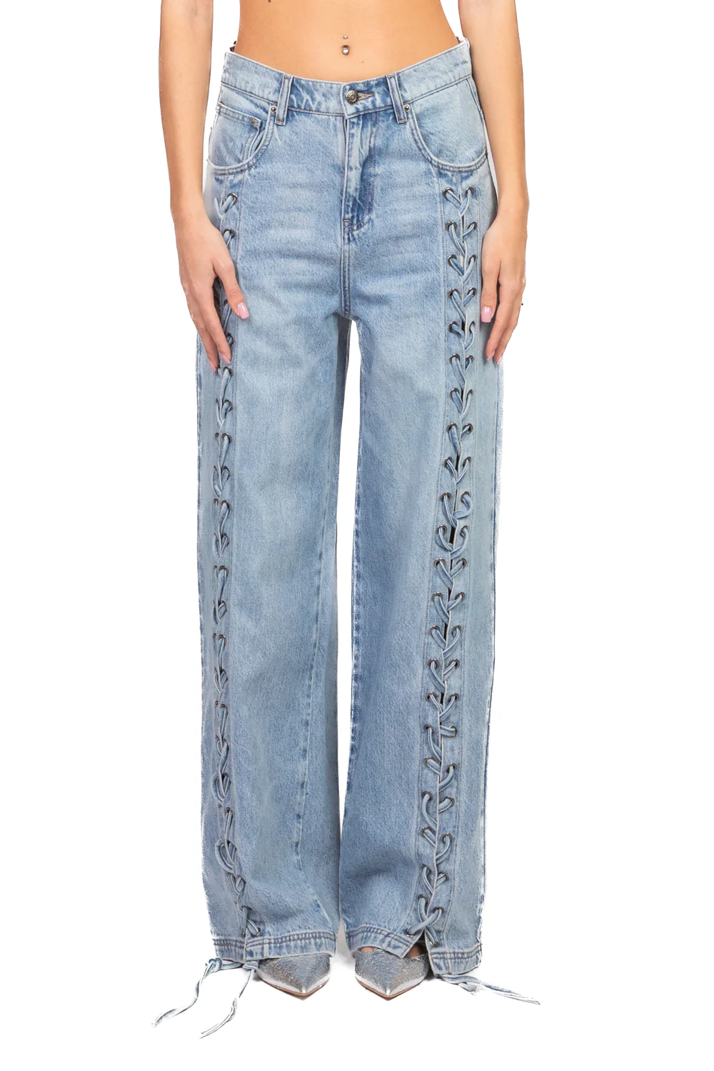 Vicolo - Jeans CORA con intreccio Art. DAB5012 - Image 2
