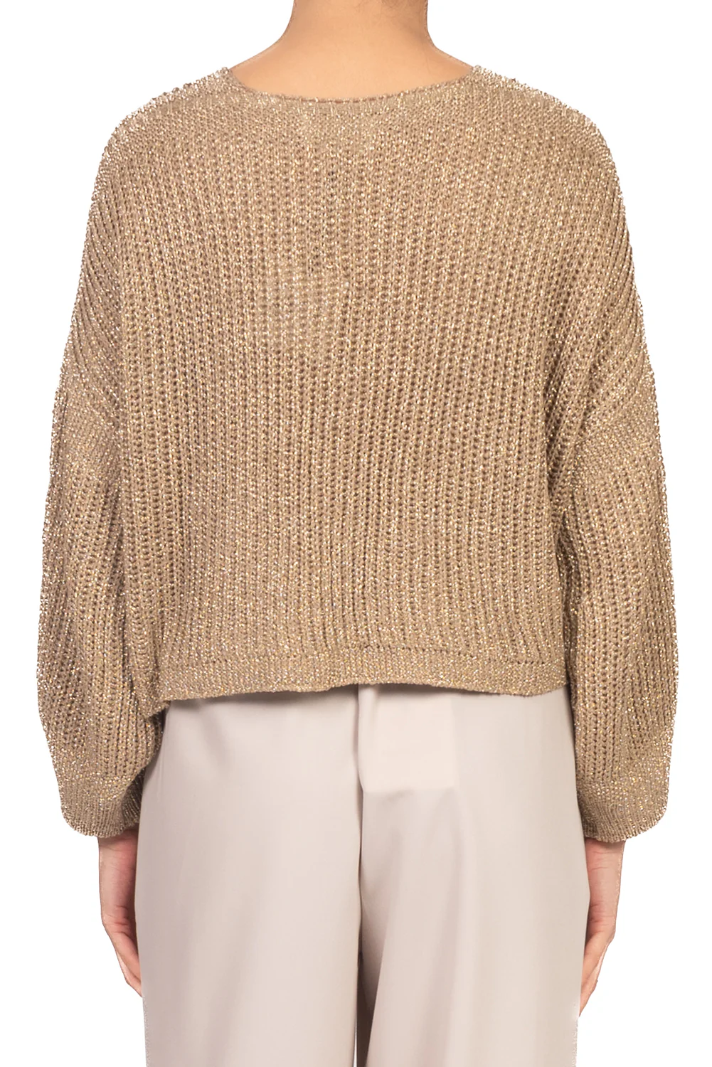 Vicolo - Cardigan filo lurex crop Art. 5AB5022 - Image 9