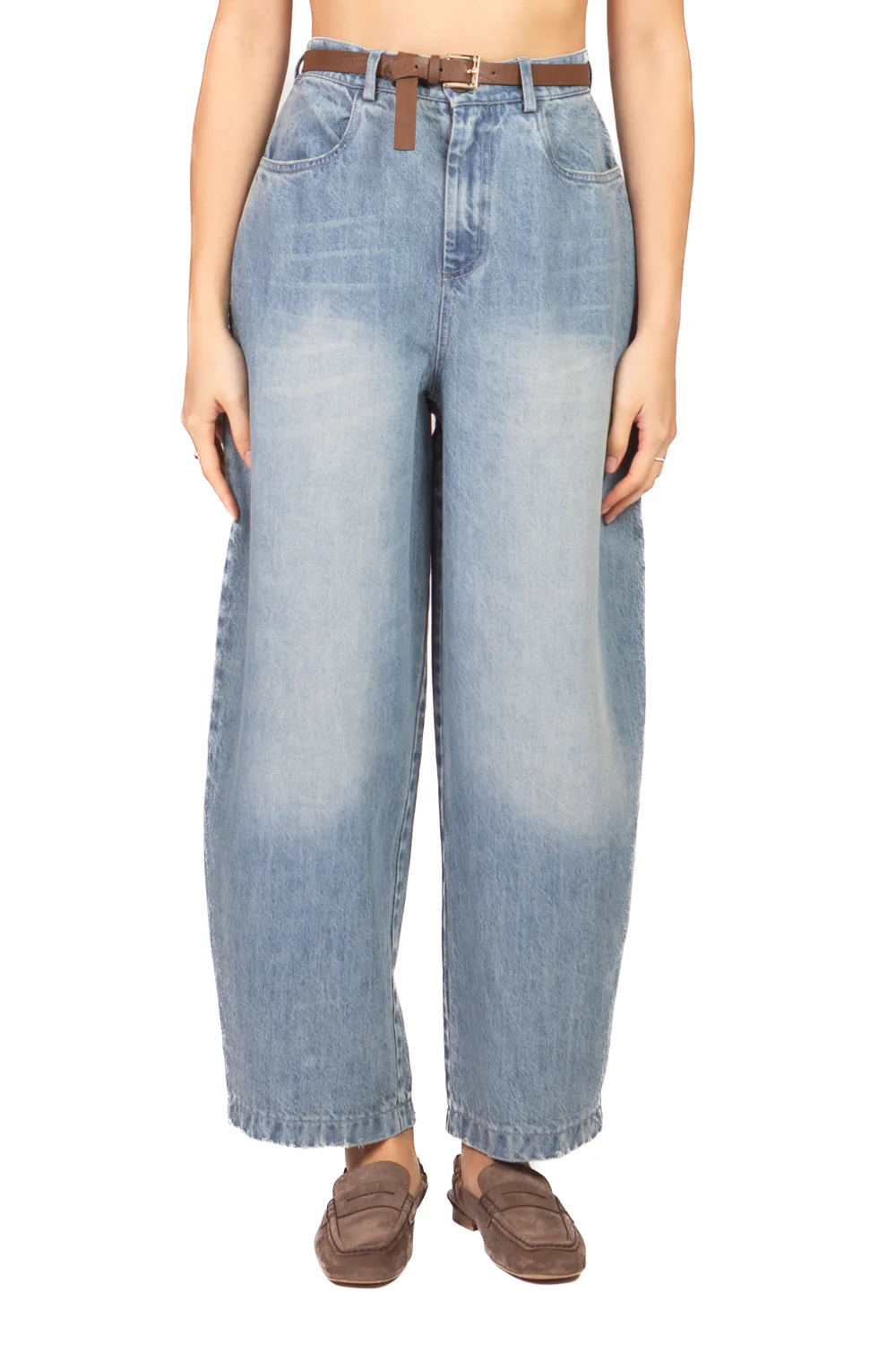 Vicolo - Jeans balloon con cintura Art. DAB5329 - Image 2