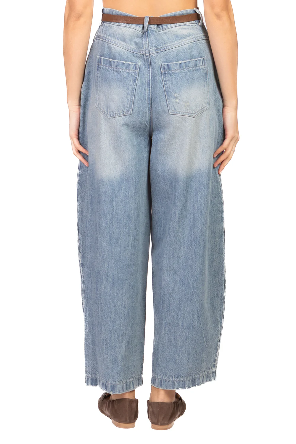 Vicolo - Jeans balloon con cintura Art. DAB5329 - Image 3