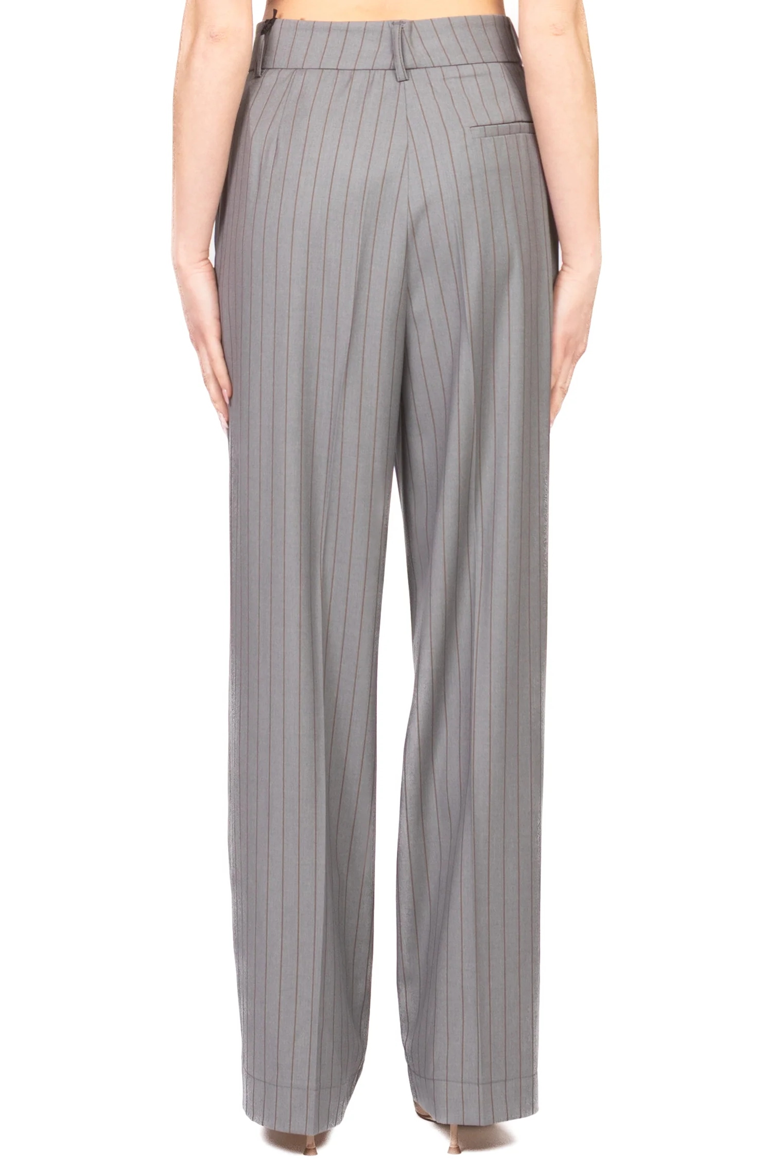Vicolo - Pantalone gessato con pinces Art. TAB1304 - Image 3